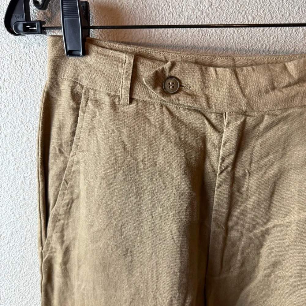 Reformation Fallon Pants Khaki High Rise Tapered Business Casual Boho Women’s 0